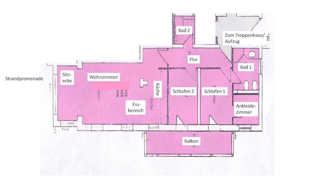 Meerblick-Appartement Villa Gudrun Binz Exteriér fotografie